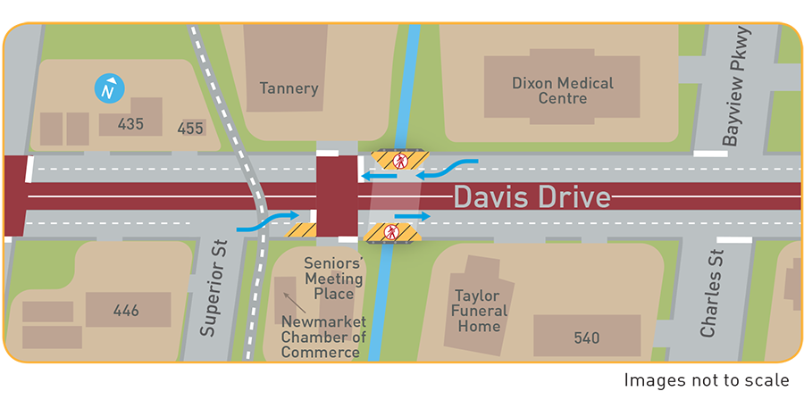 Map: Keith Bridge concrete repairs on Davis