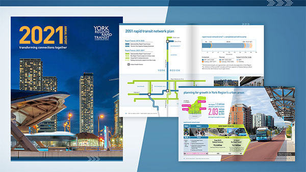 Screenshots on the 2021 YRRTC Annual Report.