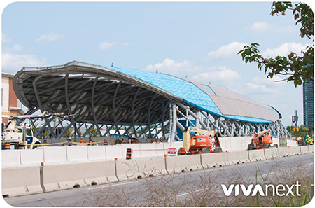designed to connect: the VMC rapidway station on Highway 7