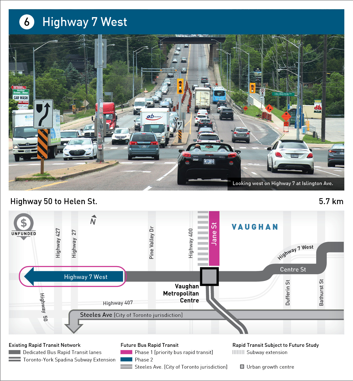 Highway 7 West Infographic
